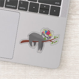 Adesivo Bonito Bohemian Floral Sloth