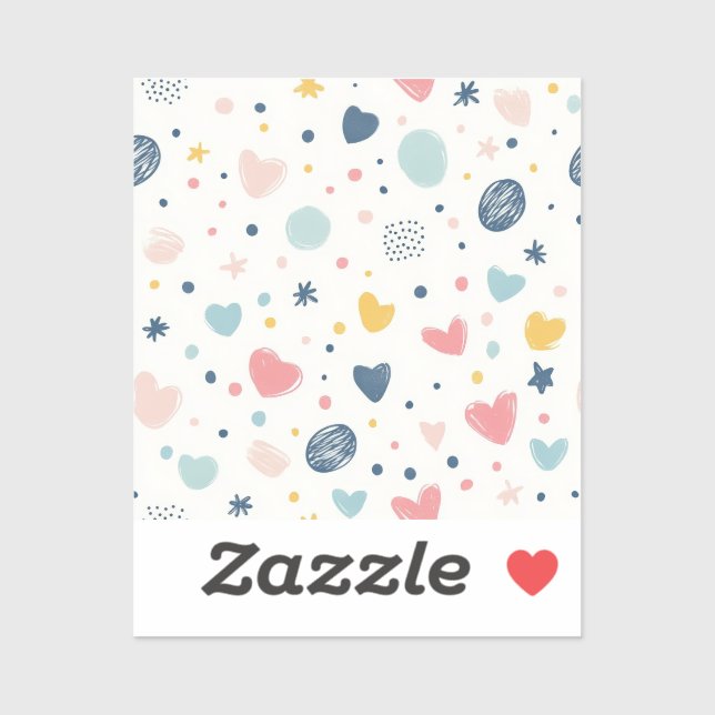 Adesivo Bonito Cartoon Sky (Folha)