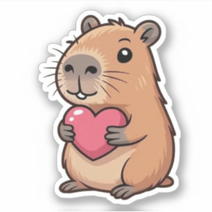 Adesivo Bonte Capybara Vinyl Stickers