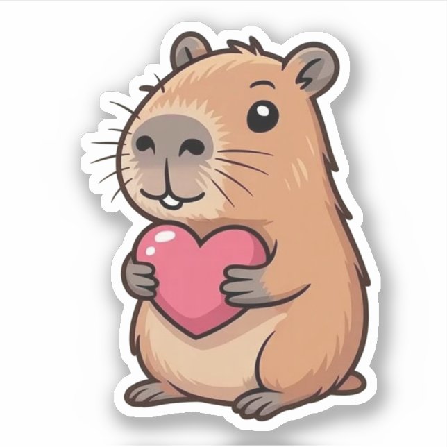 Adesivo Bonte Capybara Vinyl Stickers (Frente)