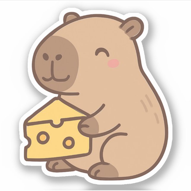 Adesivo Bonte Capybara Vinyl Stickers (Frente)