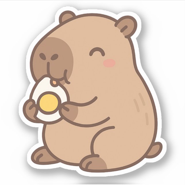Adesivo Bonte Capybara Vinyl Stickers (Frente)