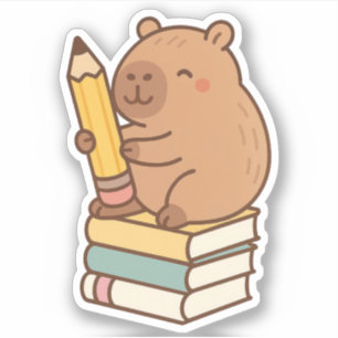 Adesivo Bonte Capybara Vinyl Stickers