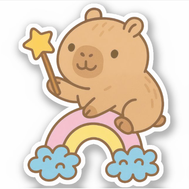 Adesivo Bonte Capybara Vinyl Stickers (Frente)