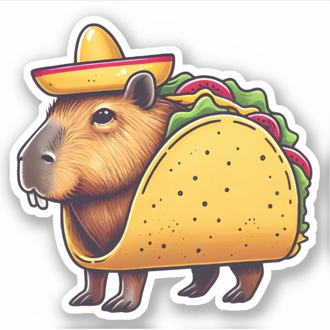Adesivo Bonte Capybara Vinyl Stickers (Frente)