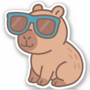 Adesivo Bonte Capybara Vinyl Stickers