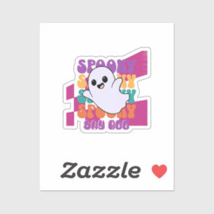 Adesivo Boo Assustador