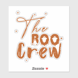Adesivo Boo Crew Halloween Boo