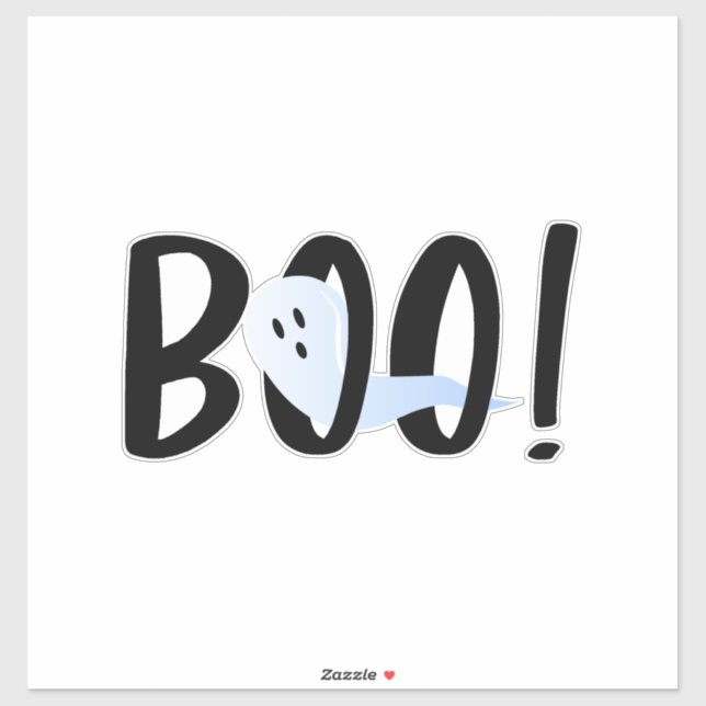 Adesivo Boo! Halloween Iridescent Ghost (Folha)