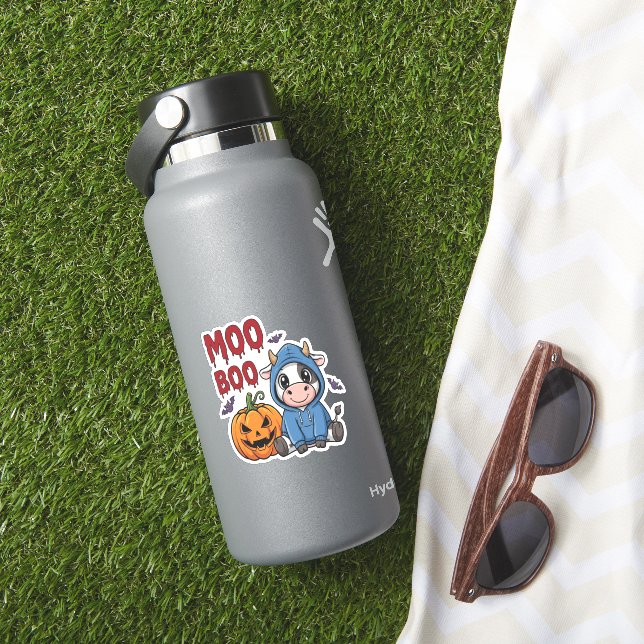 Adesivo Boo Halloween Spooky Vaca Fantasma (HydroFlask Insitu)