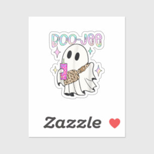 Adesivo Boo Jee Dia de as Bruxas engraçado Ghost