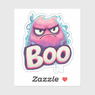 Adesivo Boo Sticker Decano Ghost Grumpy Grumpy Engraça