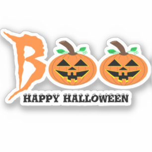 Adesivo BOO! Vinheta-Vinha-Vinha-De-Corte Personalizado De
