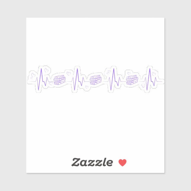 Adesivo Book Lover (Folha)