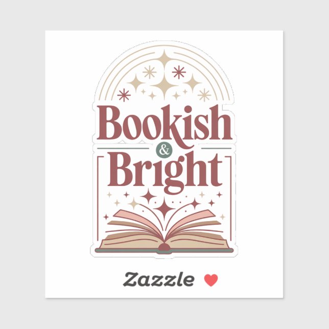 Adesivo Bookish & Bright Holiday Reading (Folha)