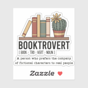 Adesivo Booktrovert