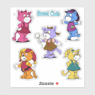Adesivo Boomi Cats Stickers