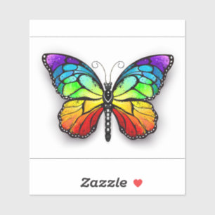 Adesivo Borboleta-arco-íris Monarca