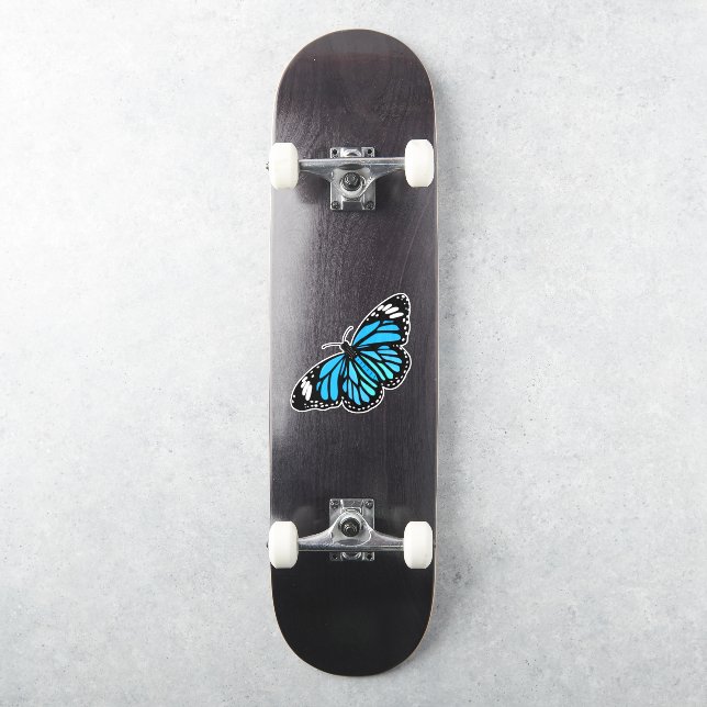 Adesivo Borboleta Azul (Skate)