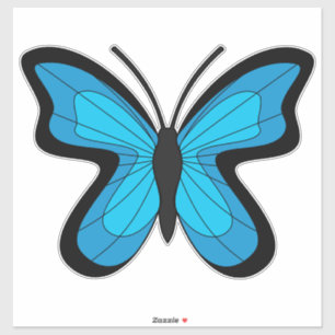 Adesivo Borboleta Azul