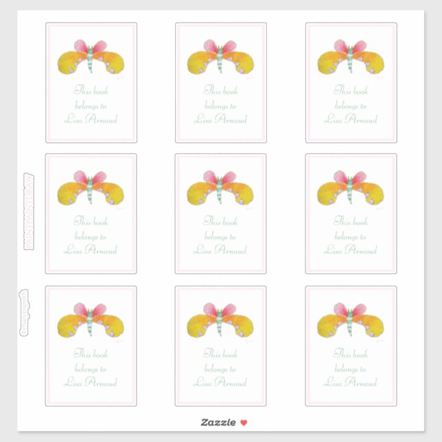 Adesivo Borboleta Borboleta (Folha)