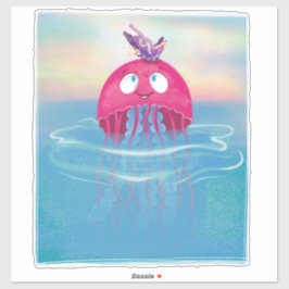 Adesivo Borboleta-de-água-vivas Amigos Quarto de Criança