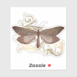 Adesivo Borboleta rosa desbotada