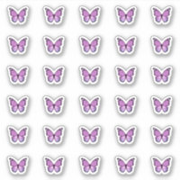 Borboleta Roxa Elegante Kisses Monograma Candy