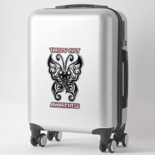 Adesivo Borboleta Tribal...Tarlov Cyst