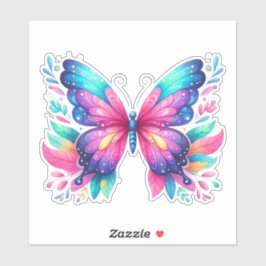 Adesivo borboleta vibrante