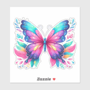 Adesivo borboleta vibrante