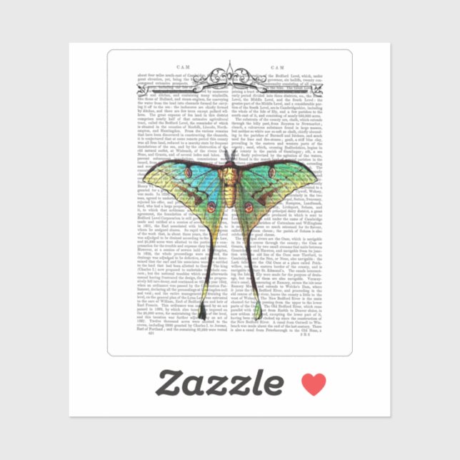 Adesivo Borboleta vibrante (Folha)