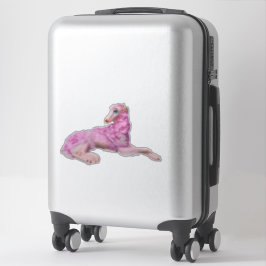 Adesivo Borzoi Die Cort Vinyl Sticker