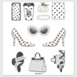 Adesivo Boss Lady Sticker Decalta Patilhas de Ponto A