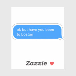 Adesivo Boston Decal, Engraçado Viagem Merch, Na moda mini