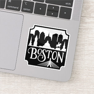 Adesivo Boston Skyline