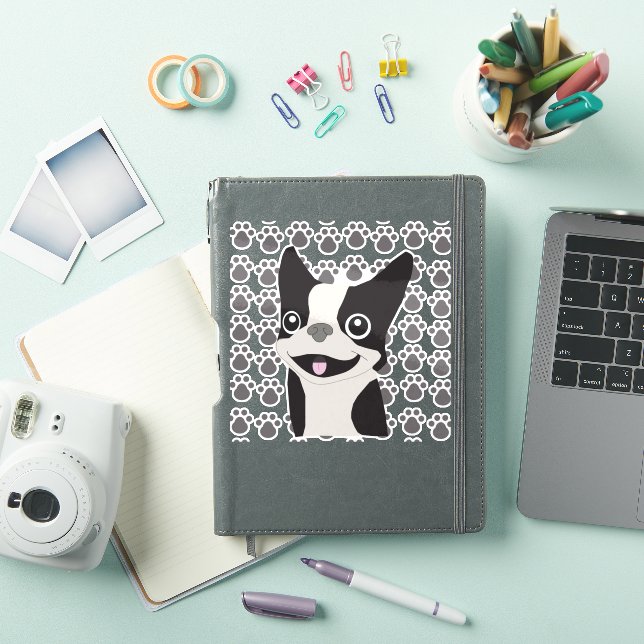 Adesivo Boston Terrier (Capa para iPad)
