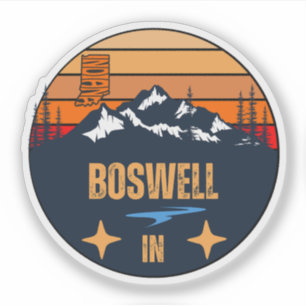 Adesivo Boswell, Indiana