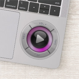 Adesivo Botão Reproduzir