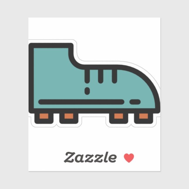 Adesivo botas de futebol (Folha)