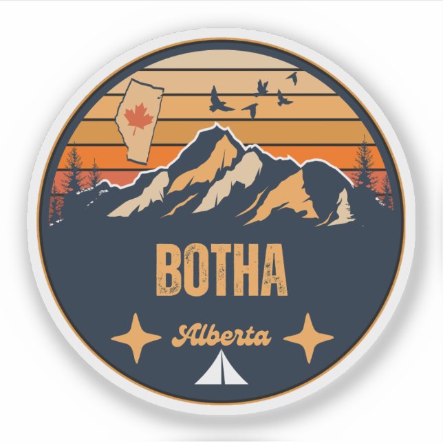 Adesivo Botha, Alberta (Frente)