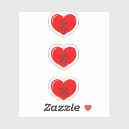 Adesivo Botões do Coração