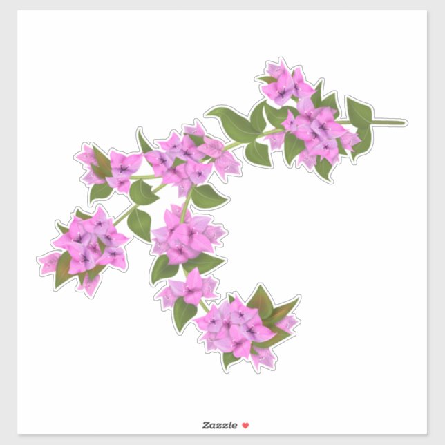 Adesivo Bougainvillea decal (Folha)