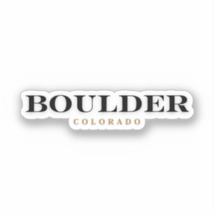 Adesivo Boulder Colorado