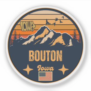 Adesivo Bouton, Iowa, Estados Unidos