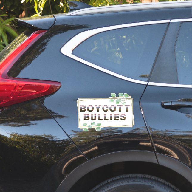 Adesivo Boycott Bullies Sticker 2 (Lado do carro)