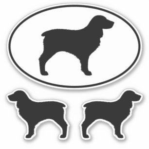 Adesivo Boykin Spaniel Dog Silhouettes Vinyl Sticker Set