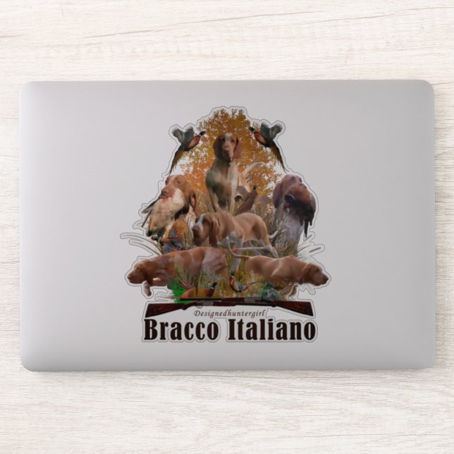 Adesivo Bracco Italiano Sticker (Computador)