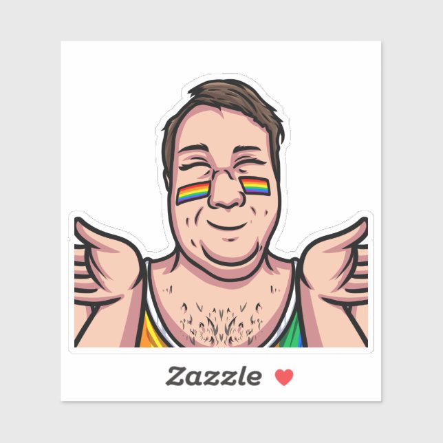 Adesivo Braço Aberto do JoeMLyman (Folha)