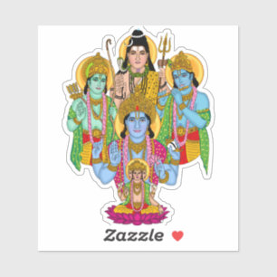 Adesivo Brahma Vishnu Shiva Ram Krishna
